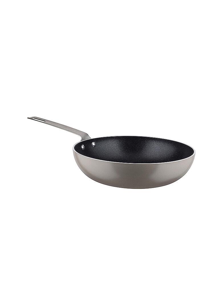 ALESSI Wok 28cm TAMA Antihaft/Grau hellgrau ALESSI Wok 28cm TAMA Antihaft/Grau hellgrau von Alessi