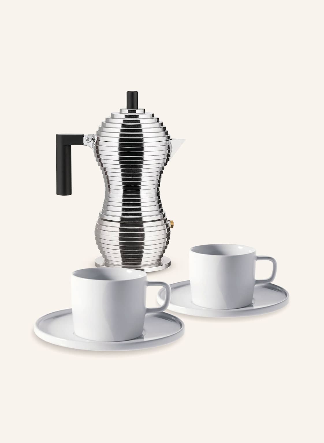 Alessi 2-Tlg. Kaffee-Set Alessi & Coffee silber Alessi 2-Tlg. Kaffee-Set Alessi & Coffee silber von Alessi