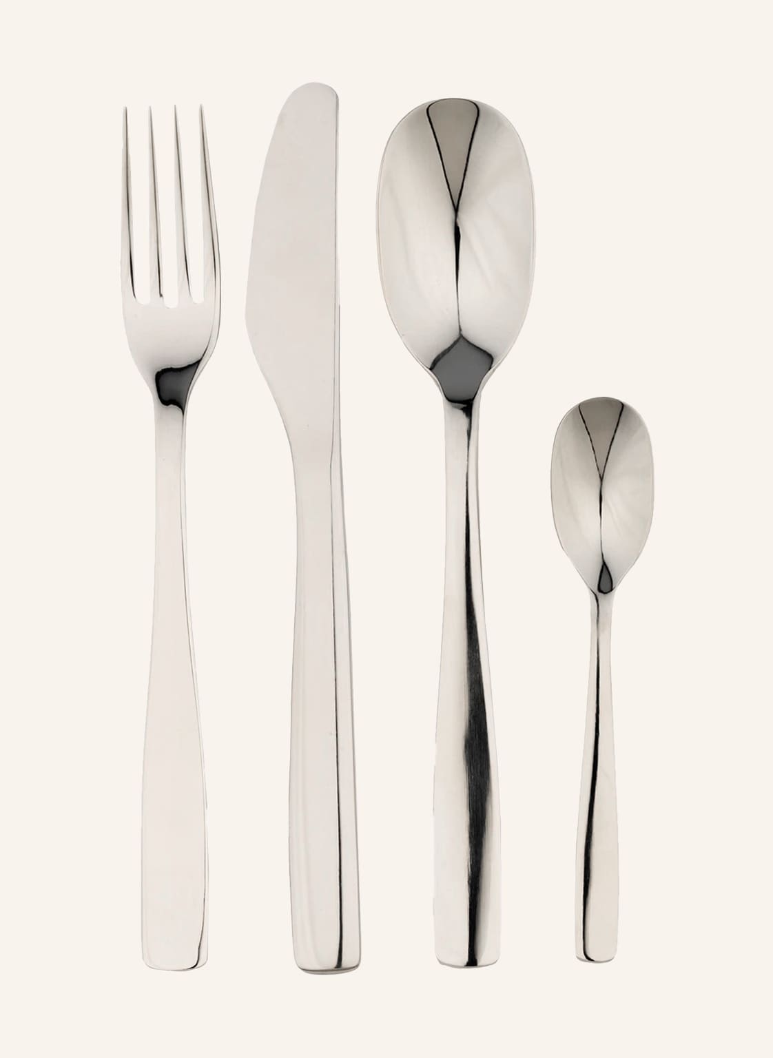 Alessi 24-Tlg. Besteck-Set Knifeforkspoon silber Alessi 24-Tlg. Besteck-Set Knifeforkspoon silber von Alessi