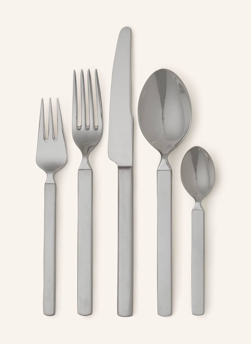 Alessi 30-Tlg. Besteck-Set Dry silber von Alessi