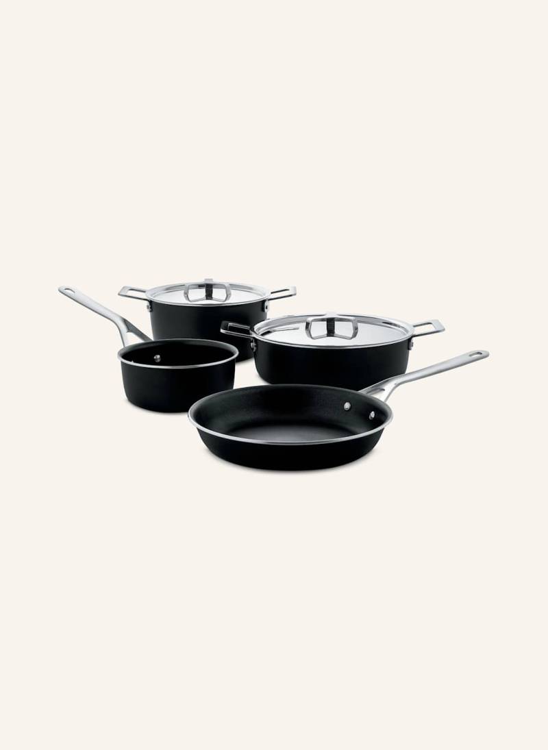 Alessi 6-Tlg. Kochgeschirr-Set Pots&Pans schwarz von Alessi