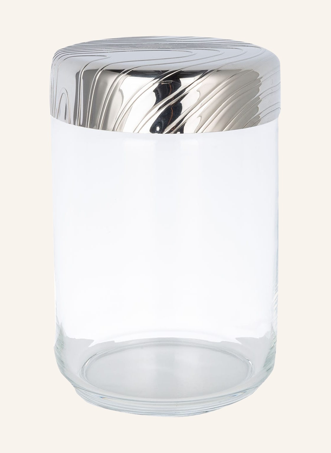 Alessi Aufbewahrungsdose Veneer silber Alessi Aufbewahrungsdose Veneer silber von Alessi