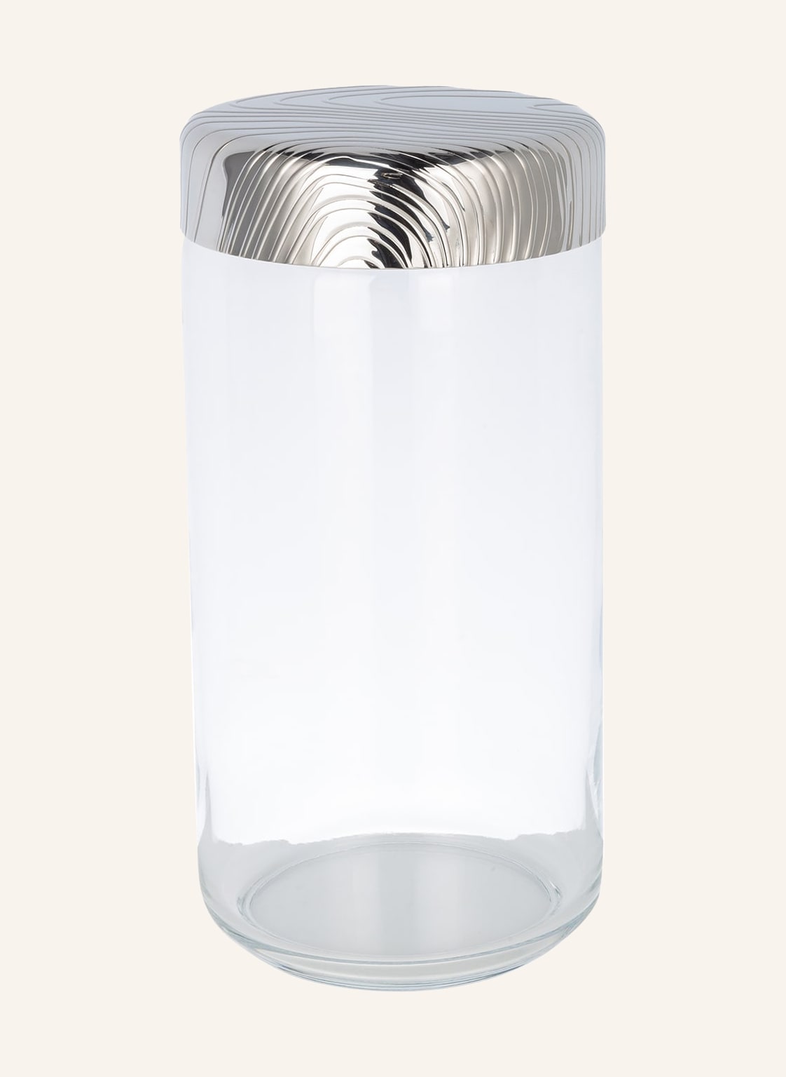 Alessi Aufbewahrungsdose Veneer silber von Alessi