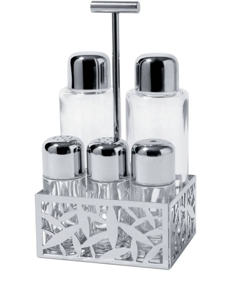 Alessi Cactus condiment set - Silver von Alessi