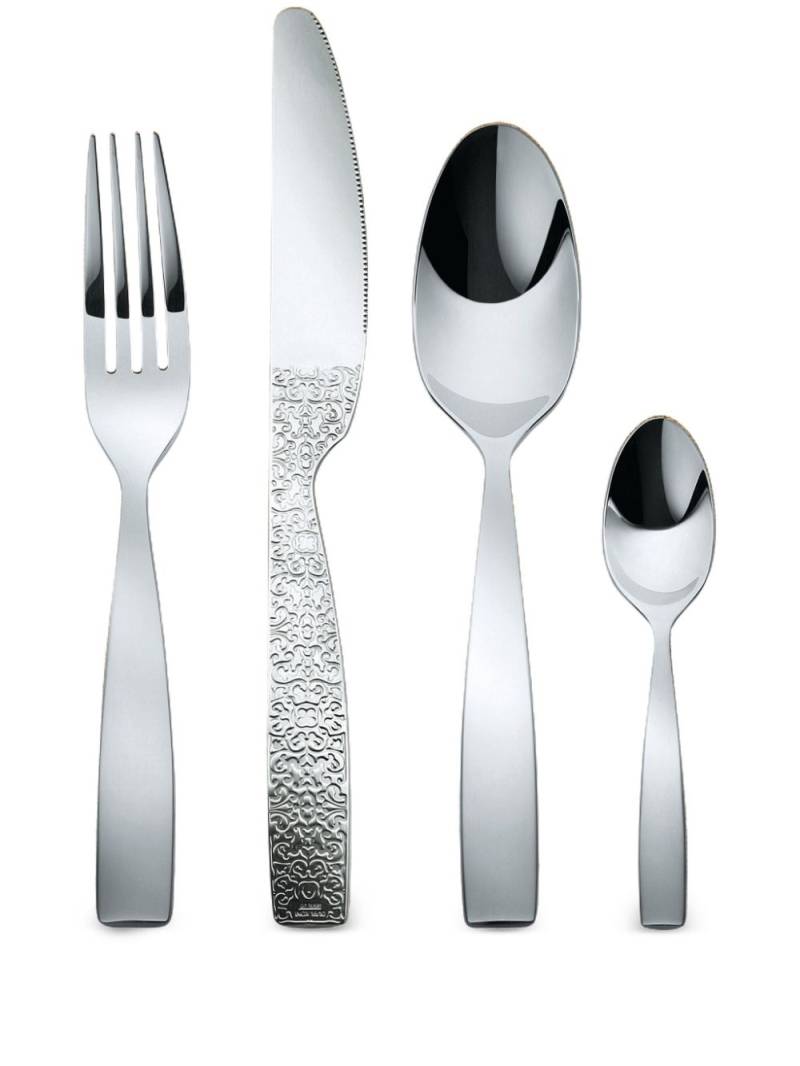 Alessi Dressed cutlery set (24-people setting) - Silver von Alessi