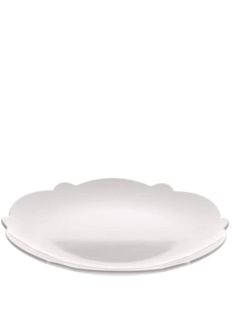 Alessi Dressed porcelain side plates (20cm) - White von Alessi