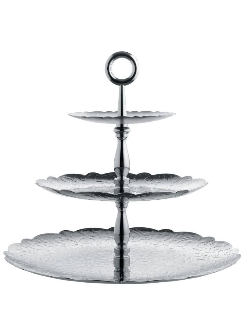 Alessi Dressed three-dish cake stand - Silver von Alessi