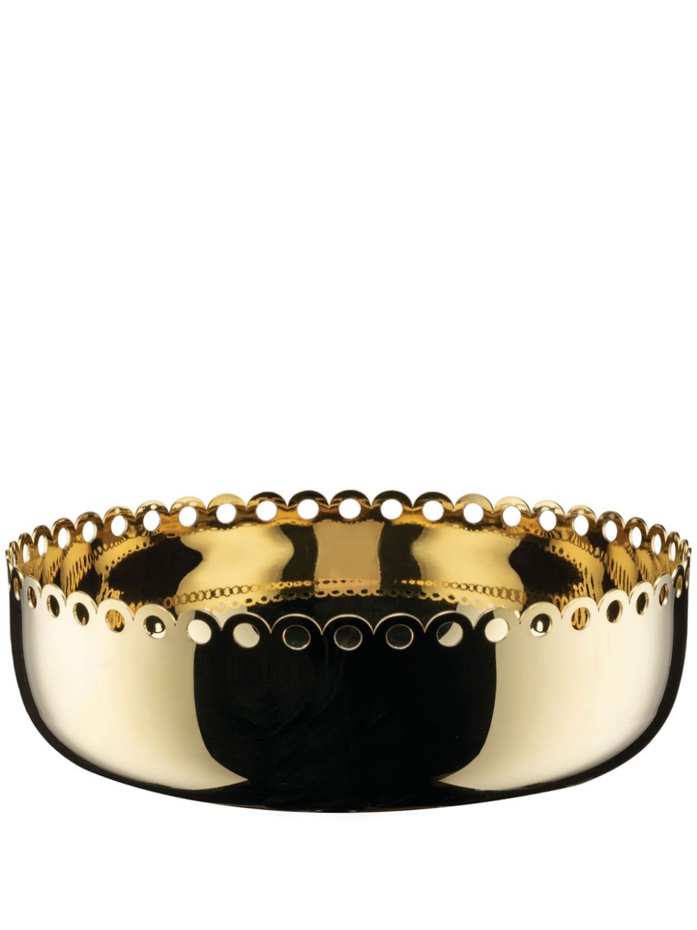 Alessi Edges serving bowl (21cm x 7.5cm) - Gold von Alessi