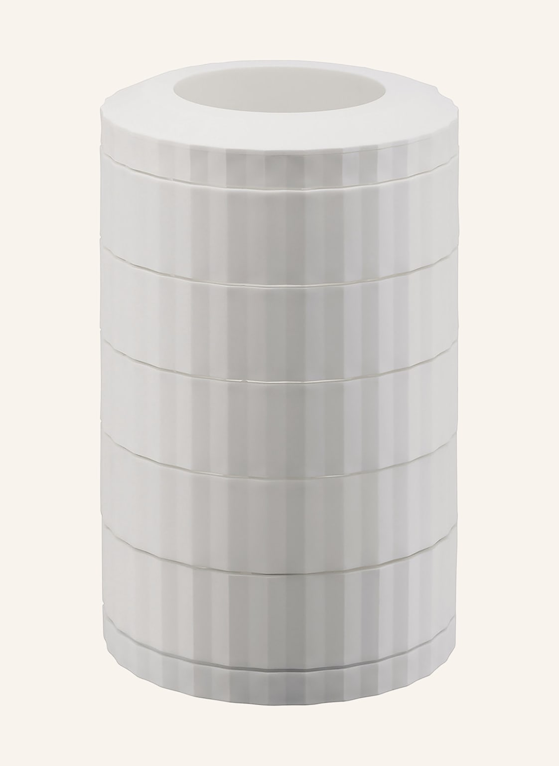 Alessi Espressokapselhalter Plissé weiss Alessi Espressokapselhalter Plissé weiss von Alessi