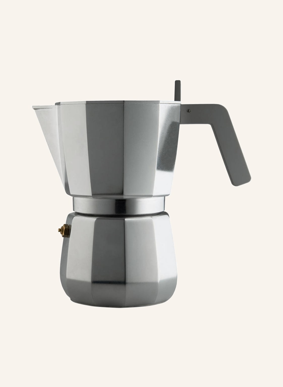 Alessi Espressokocher Moka silber von Alessi