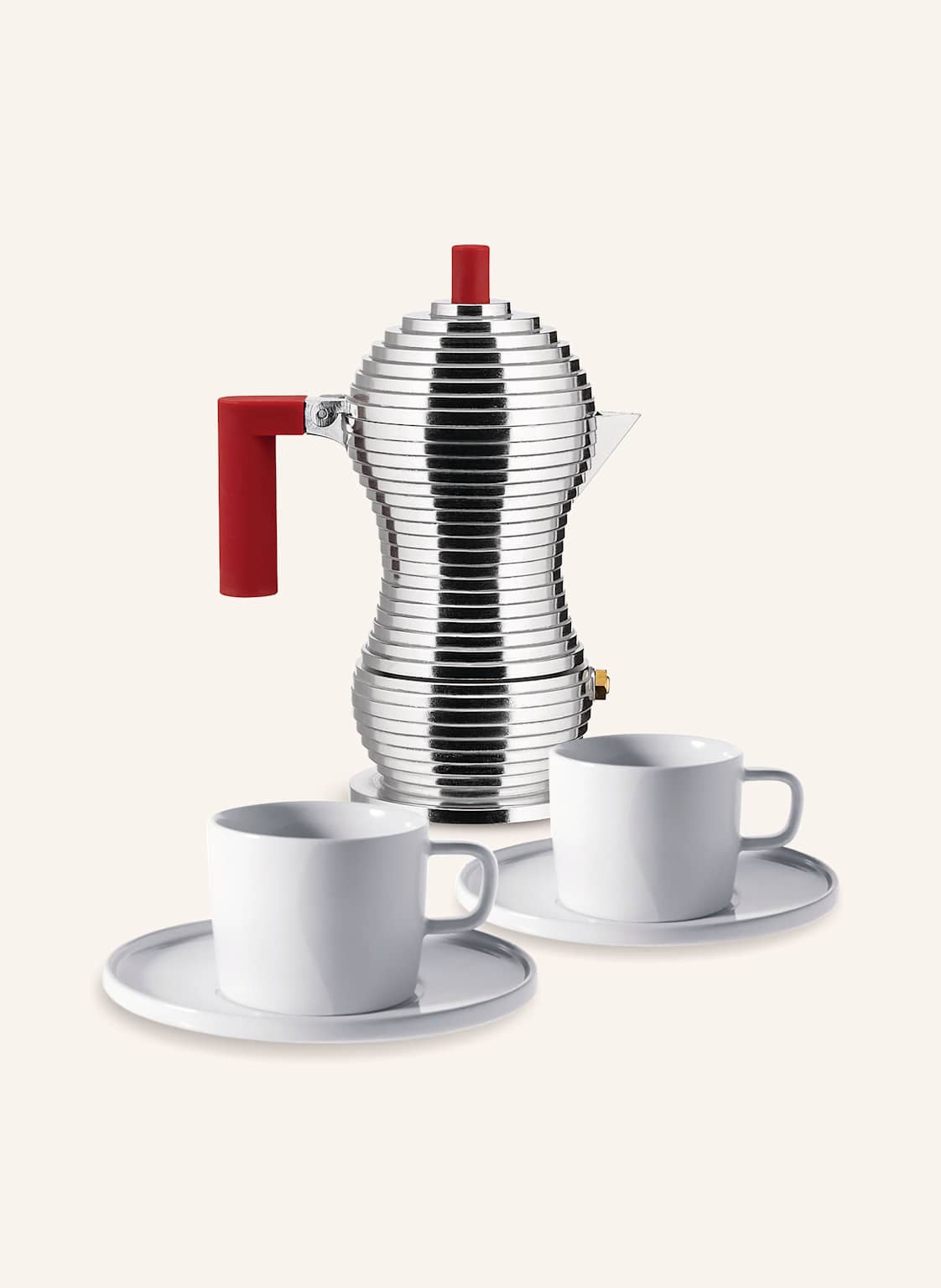 Alessi Espressokocher Pulcina silber Alessi Espressokocher Pulcina silber von Alessi