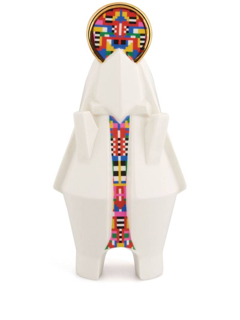 Alessi Holyhedrics Mary porcelain ornament - White von Alessi