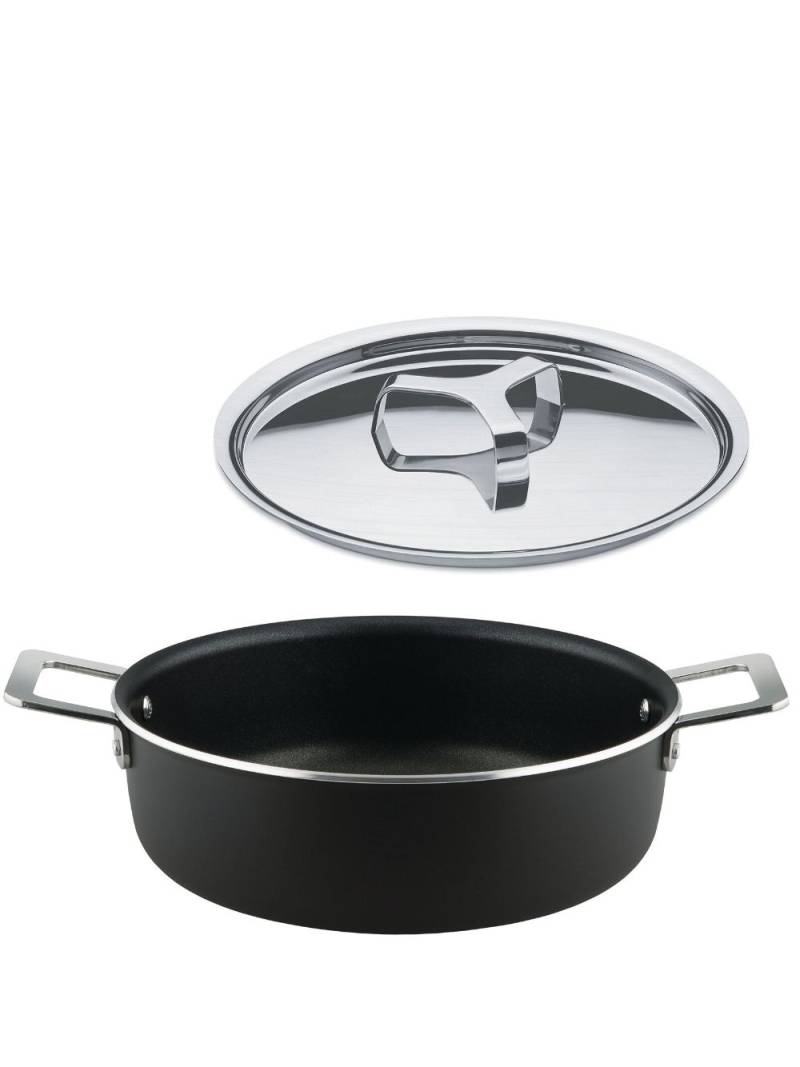 Alessi Low Casserole pot (24cm) - Black von Alessi