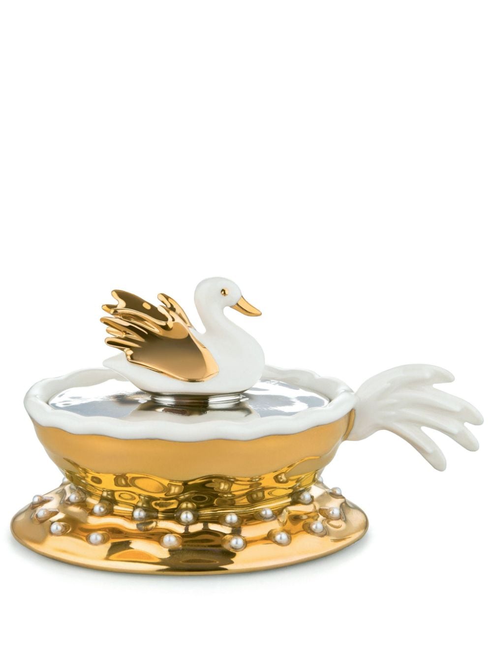 Alessi Narciso porcelain ornament - White von Alessi