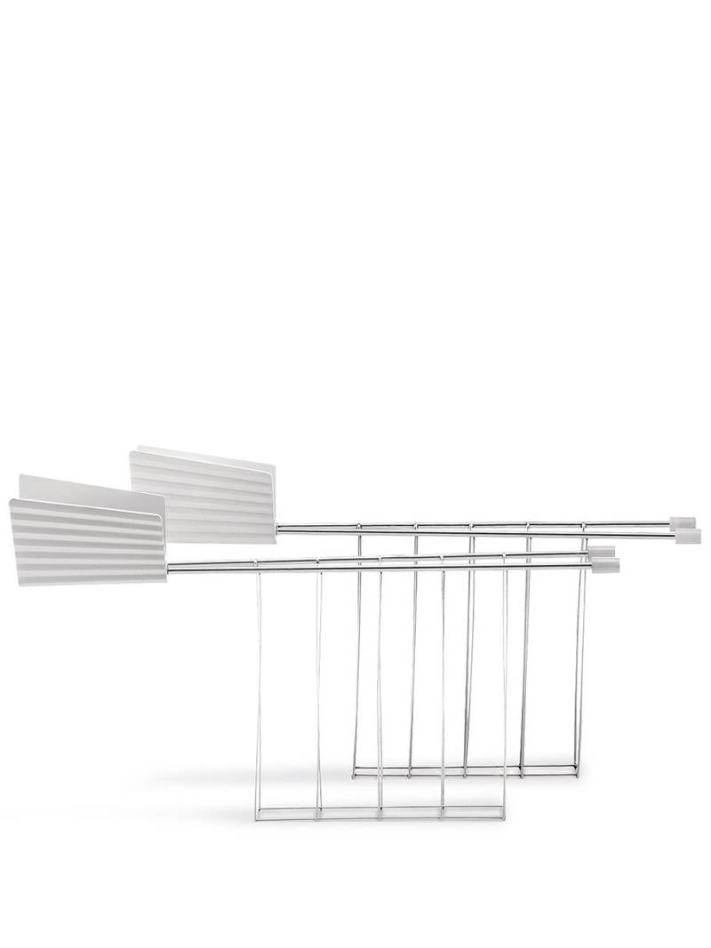 Alessi Plissé Michelle De Lucchi toaster racks set - Silver von Alessi