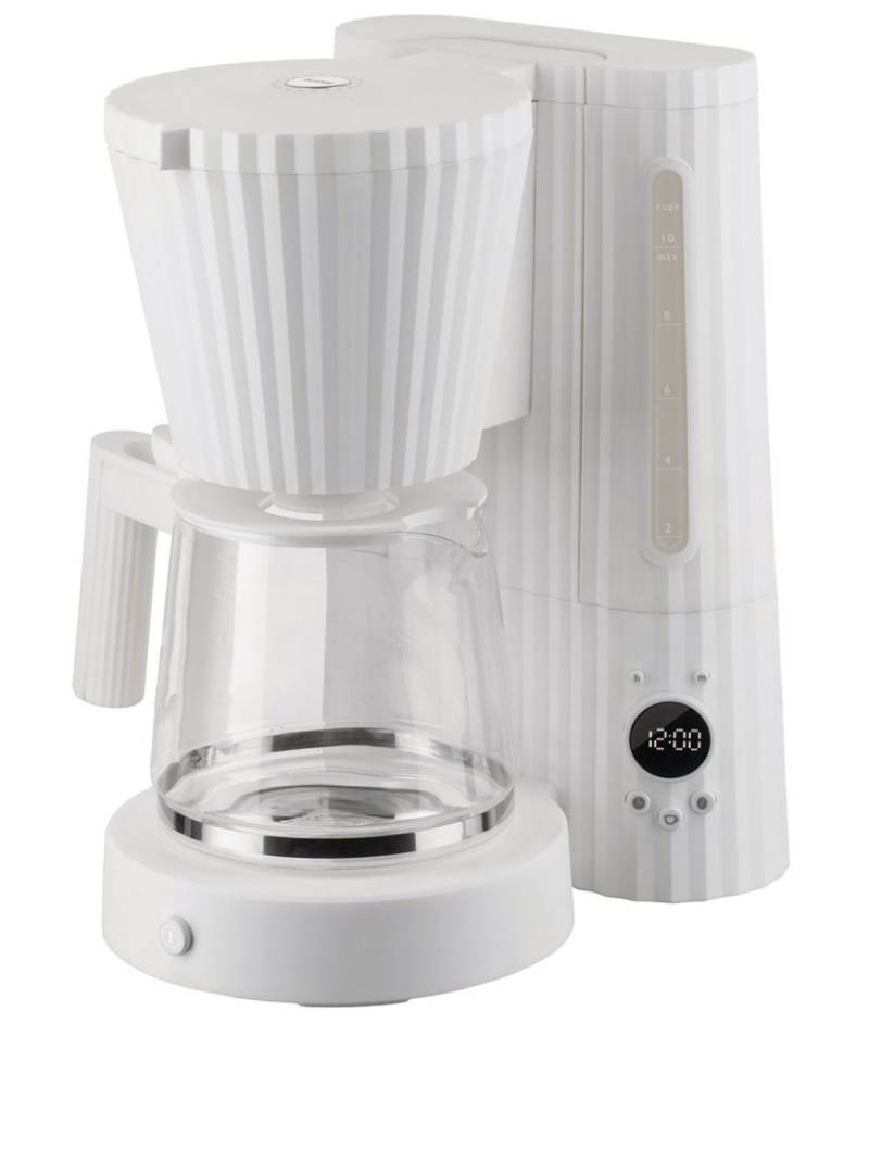 Alessi Plissé filtered coffee machine - White von Alessi