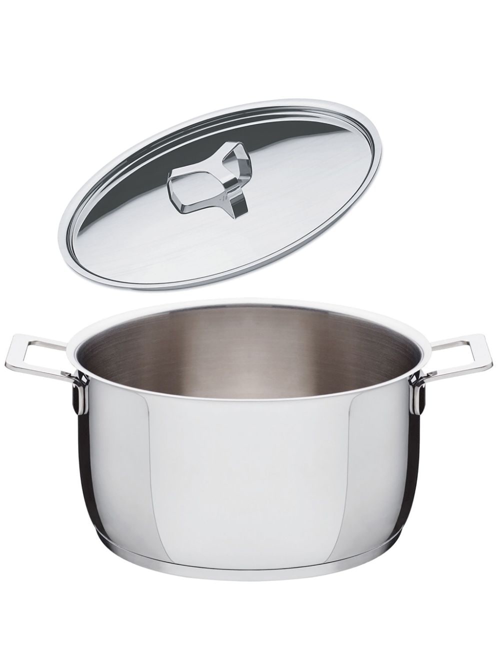 Alessi Pots&Pans stainless steel casserole - Silver von Alessi