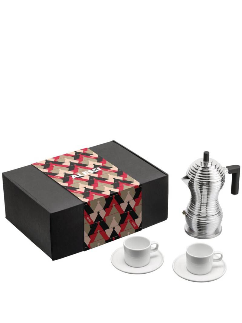 Alessi coffee gift set - Silver von Alessi