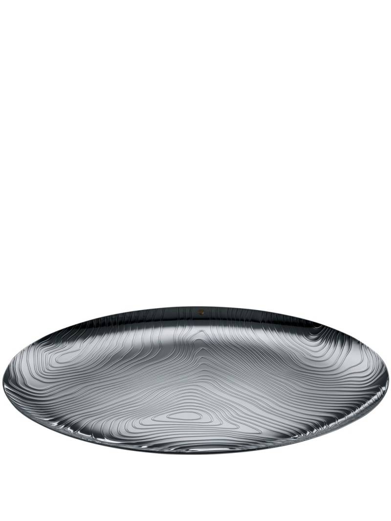 Alessi Veneer stainless seel tray (42cm) - Grey von Alessi