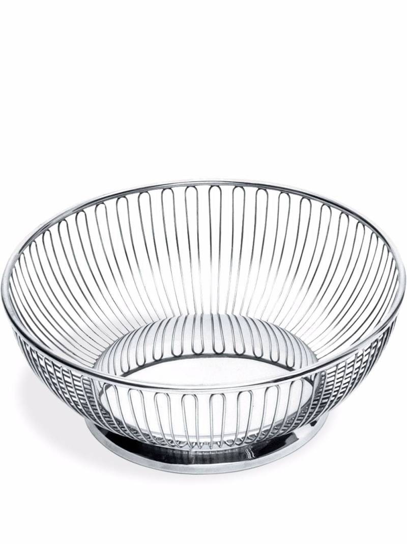 Alessi large round wire basket - Silver von Alessi