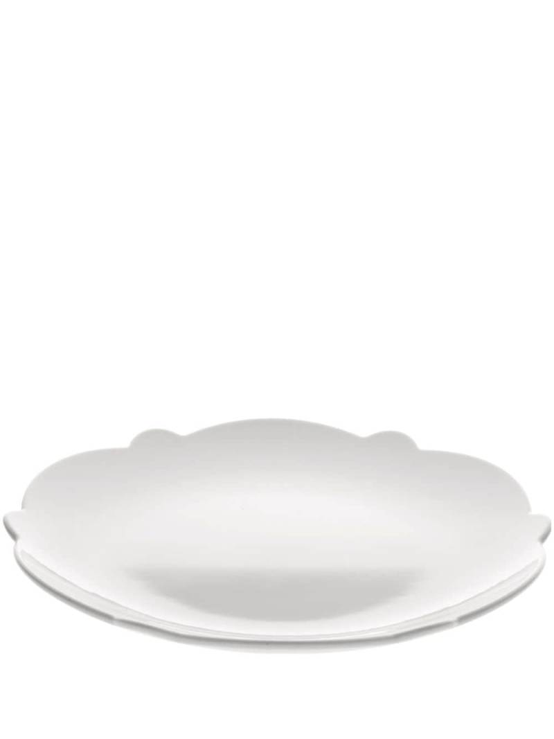 Alessi scallop-edge round plate - White von Alessi