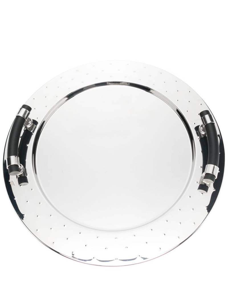 Alessi side-handle oval tray - Silver von Alessi