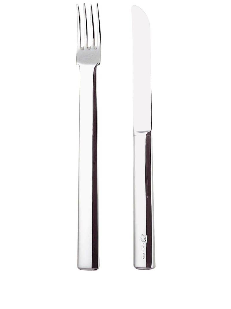 Alessi stainless-steel cutlery (set of 12) - Silver von Alessi