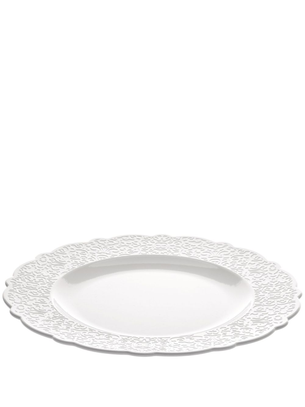 Alessi textured round plate (set of four) - White von Alessi