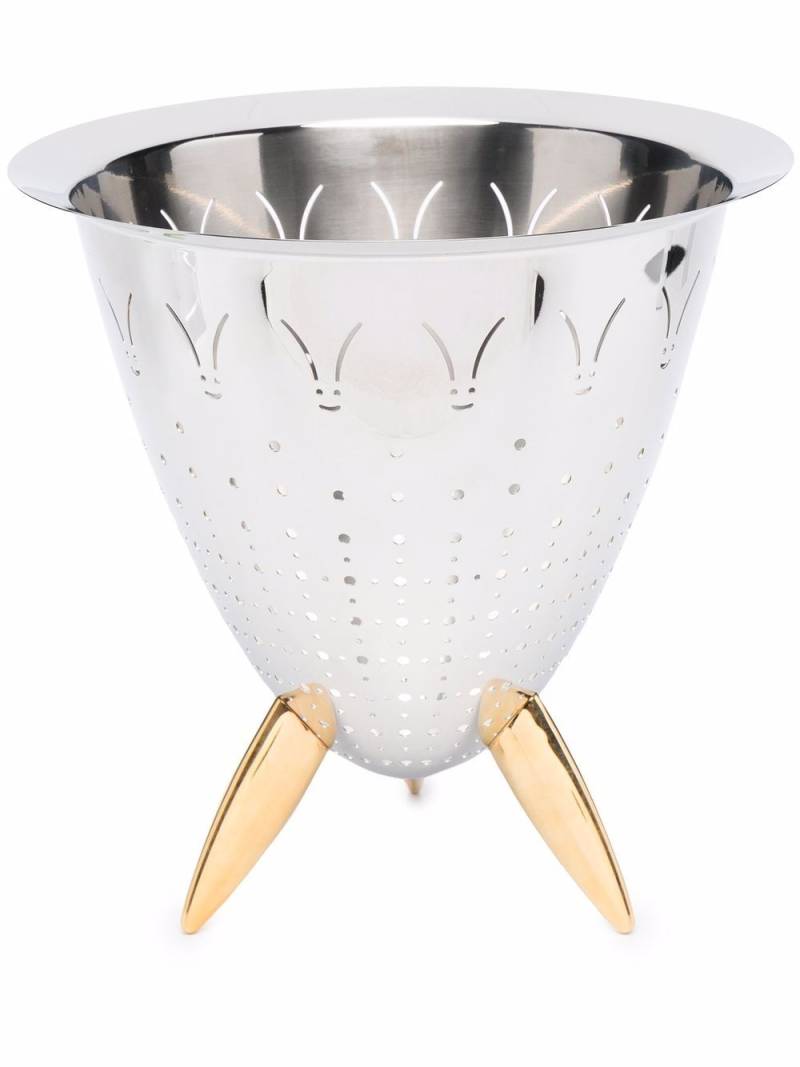 Alessi two-tone colander - Silver von Alessi