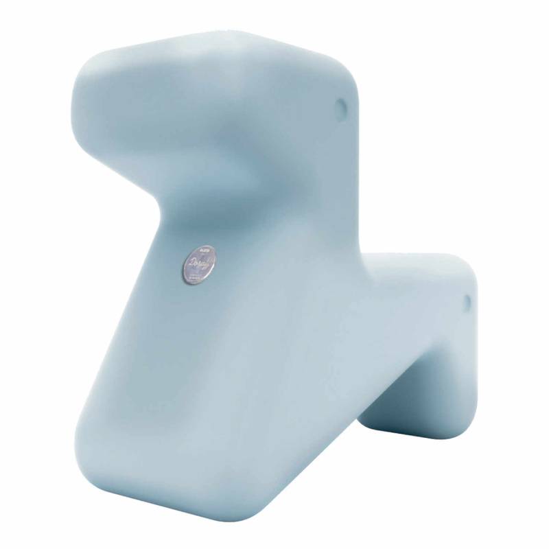 Doraff Kinderhocker, Farbe hellblau von Alessi