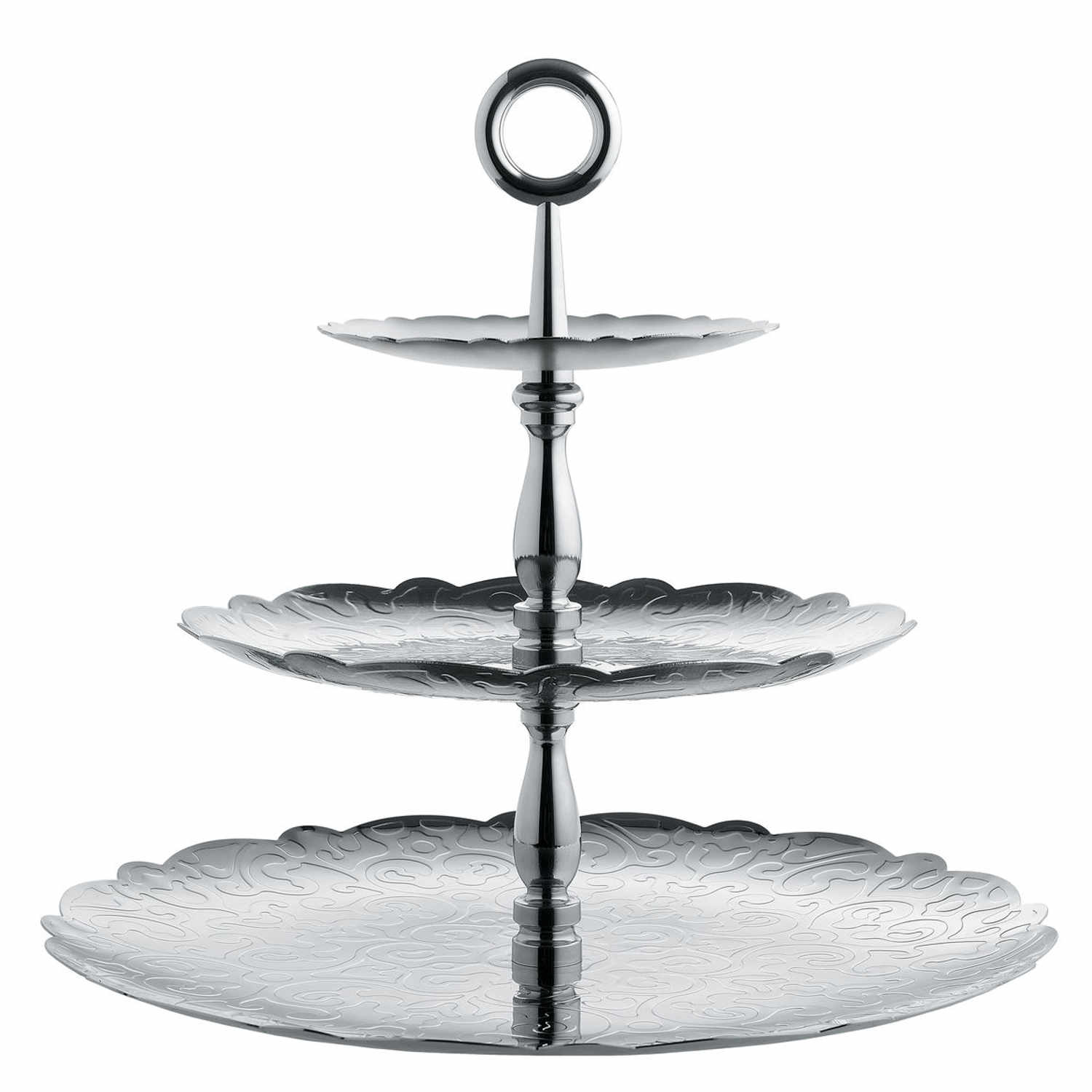 Dressed X-MAS Etagere, Farbe edelstahl, Grösse drei ebenen Dressed X-MAS Etagere, Farbe edelstahl, Grösse drei ebenen von Alessi
