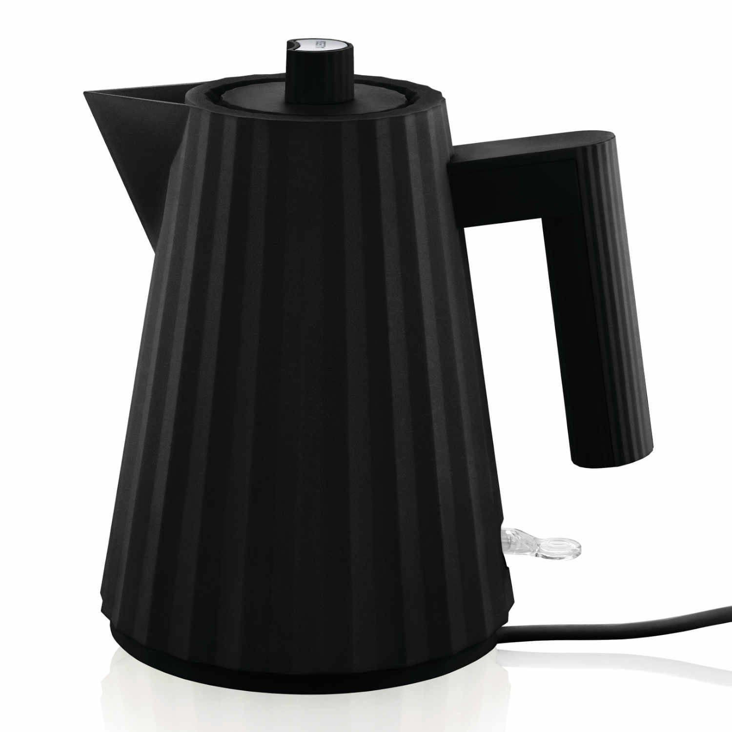 Plissé Wasserkocher, Inhalt 100 cl, Farbe schwarz von Alessi