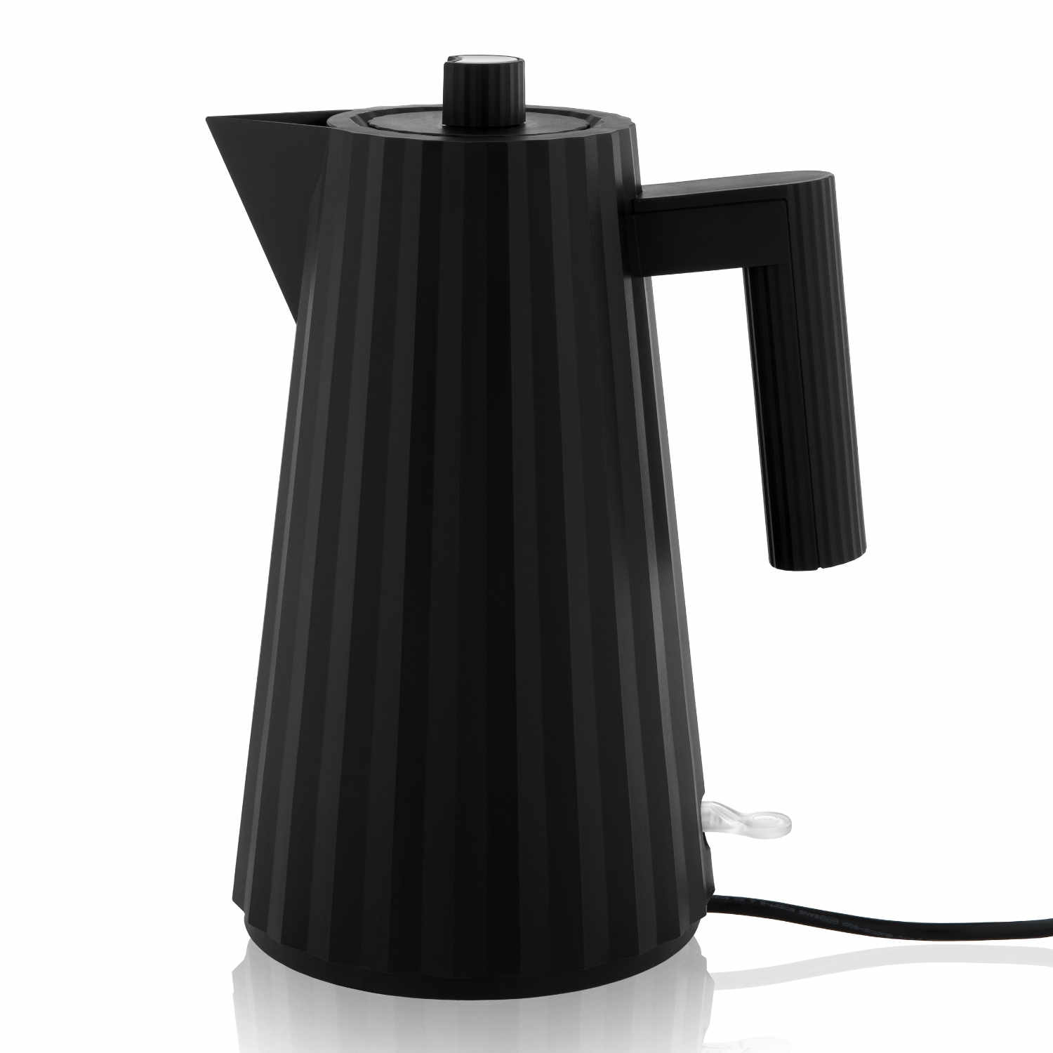 Plissé Wasserkocher, Inhalt 170 cl, Farbe schwarz von Alessi