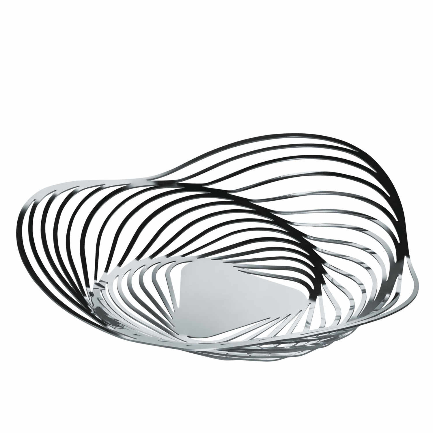 Trinity Schale, Farbe edelstahl, Grösse d. 43 cm, h. 10 cm von Alessi