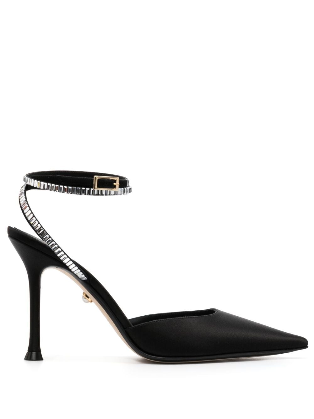 Alevì 110mm crystal-embellished sandals - Black von Alevì