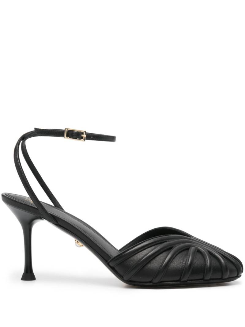 Alevì 85mm leather pumps - Black von Alevì