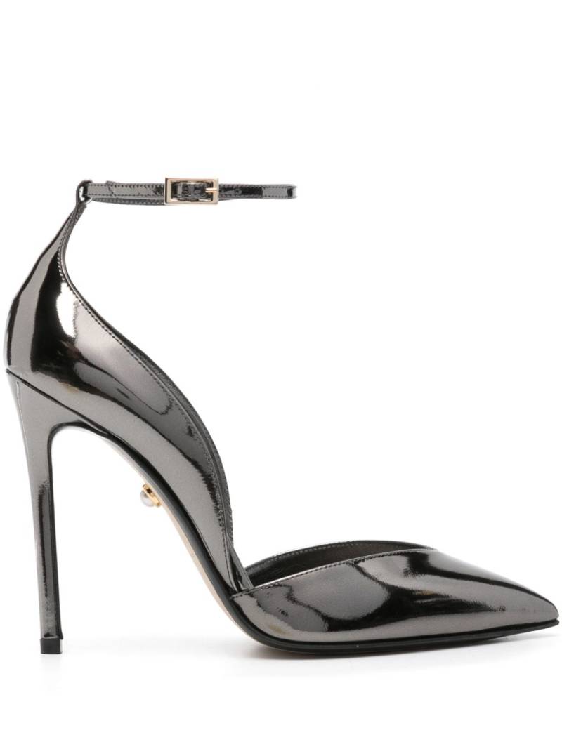 Alevì Camilla 110mm leather pumps - Silver von Alevì