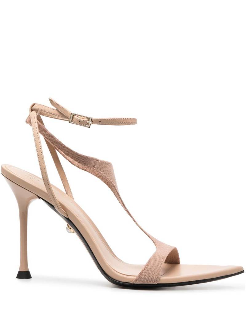 Alevì Jackie T-bar sandals - Neutrals von Alevì