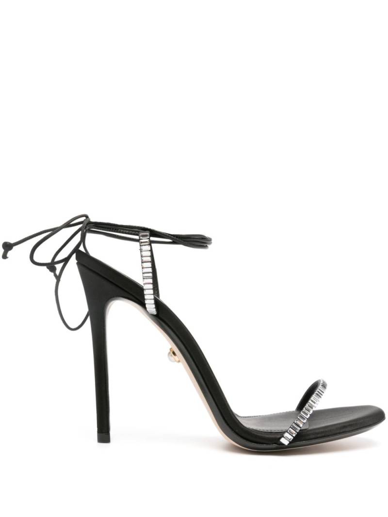 Alevì Kiky 110mm leather sandals - Black von Alevì