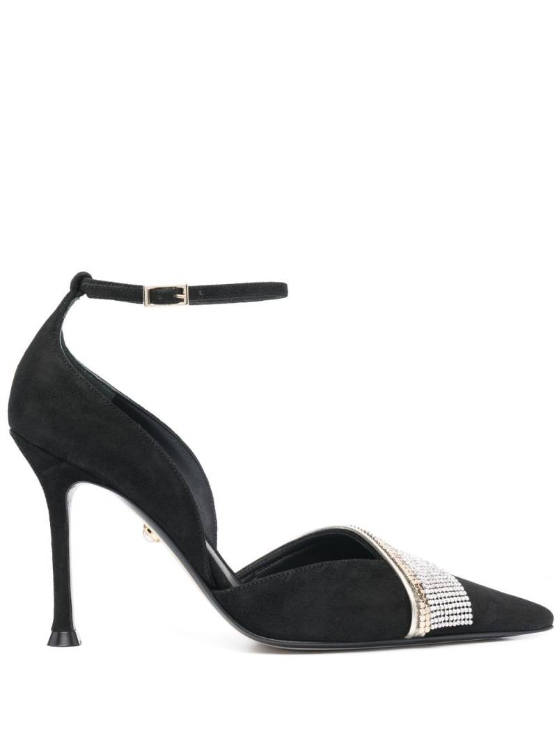 Alevì Kyla 95mm suede pumps - Black von Alevì