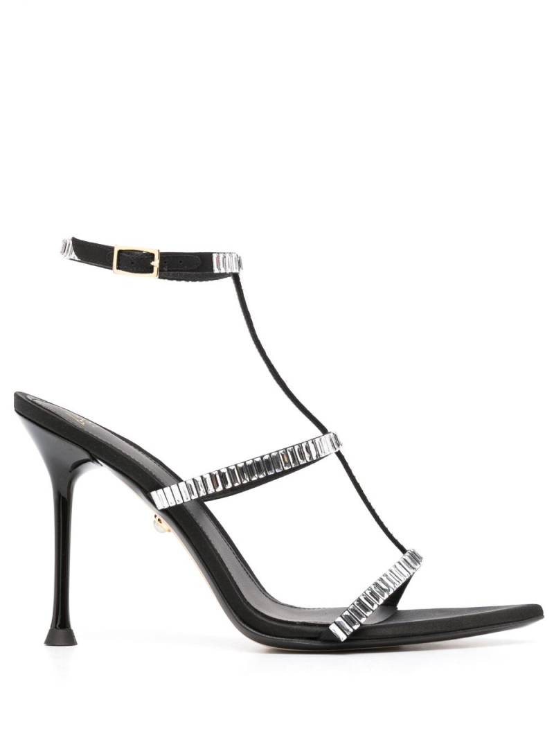 Alevì Lisa 110mm crystal-embellished sandals - Black von Alevì