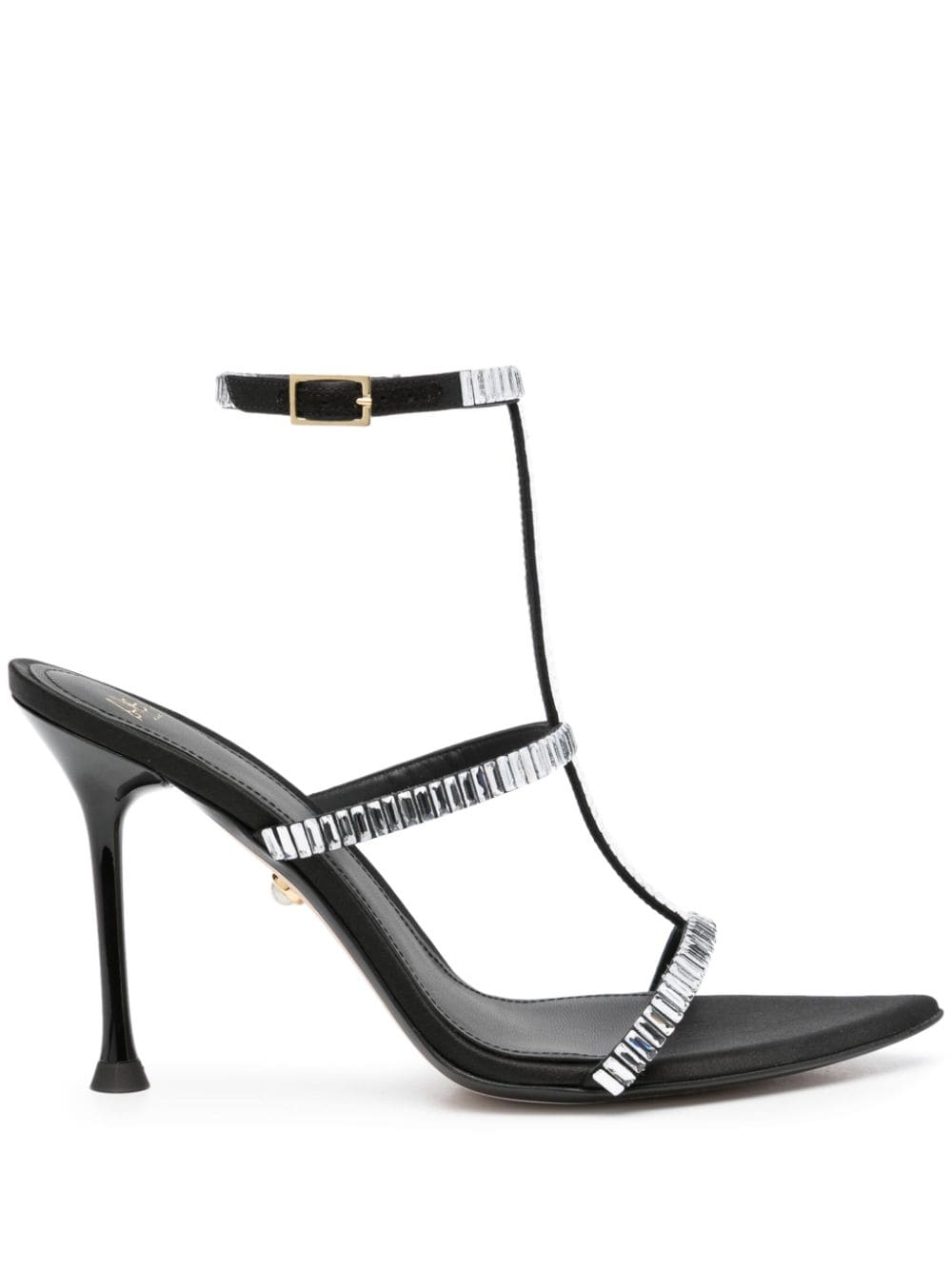 Alevì Lisa 95mm crystal-embellished sandals - Black von Alevì