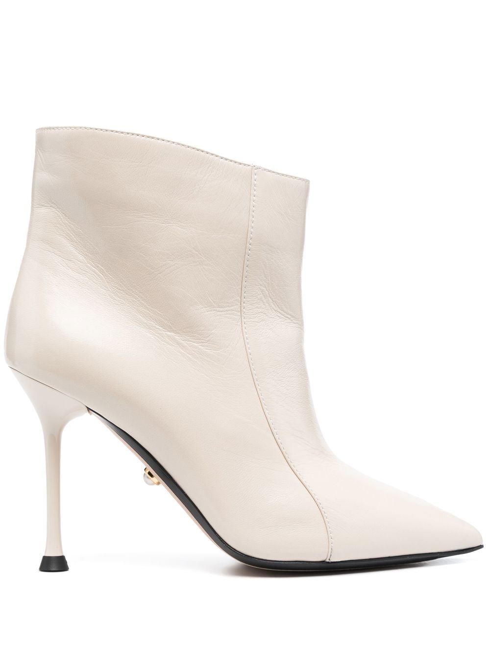 Alevì pointed toe ankle boots - Neutrals von Alevì