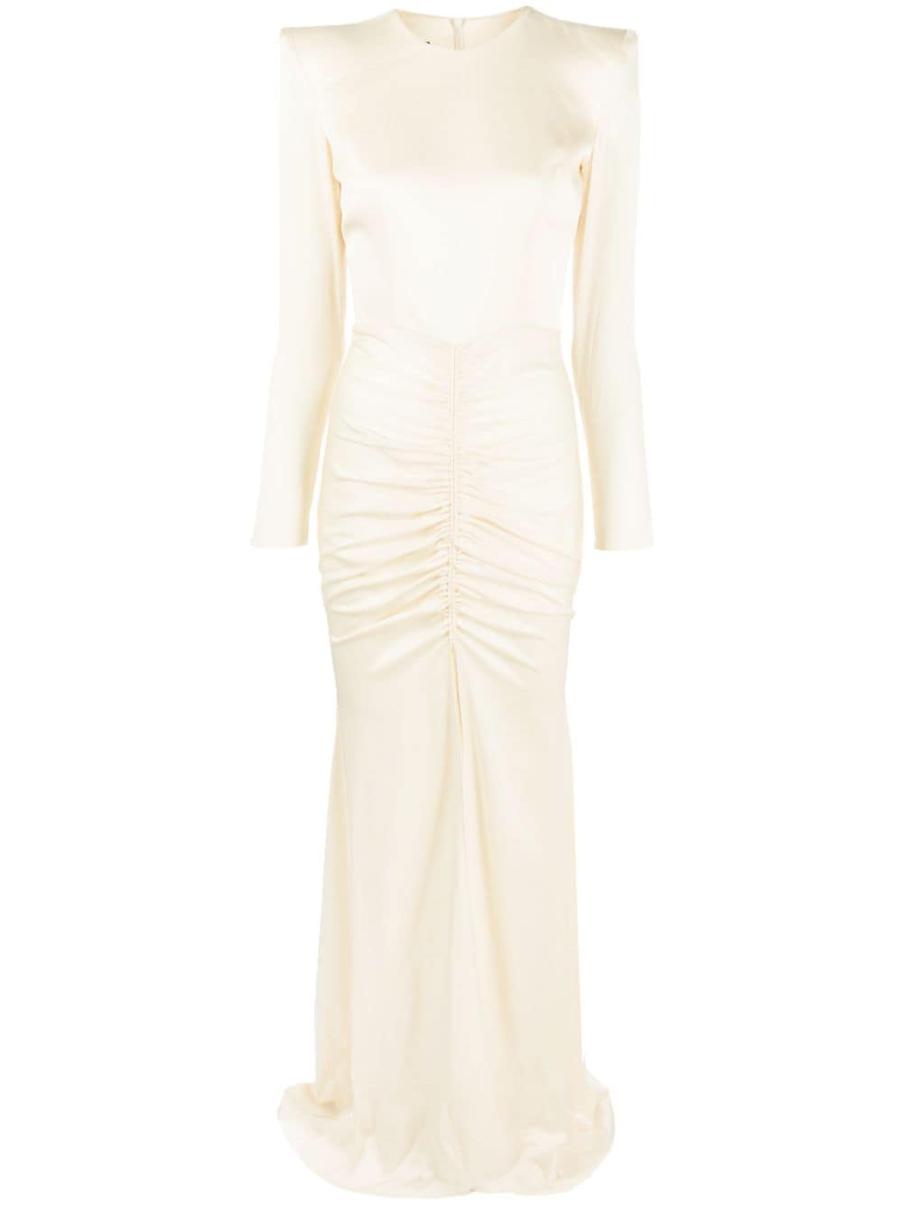 Alex Perry Torrin ruched-detail gown - Neutrals von Alex Perry