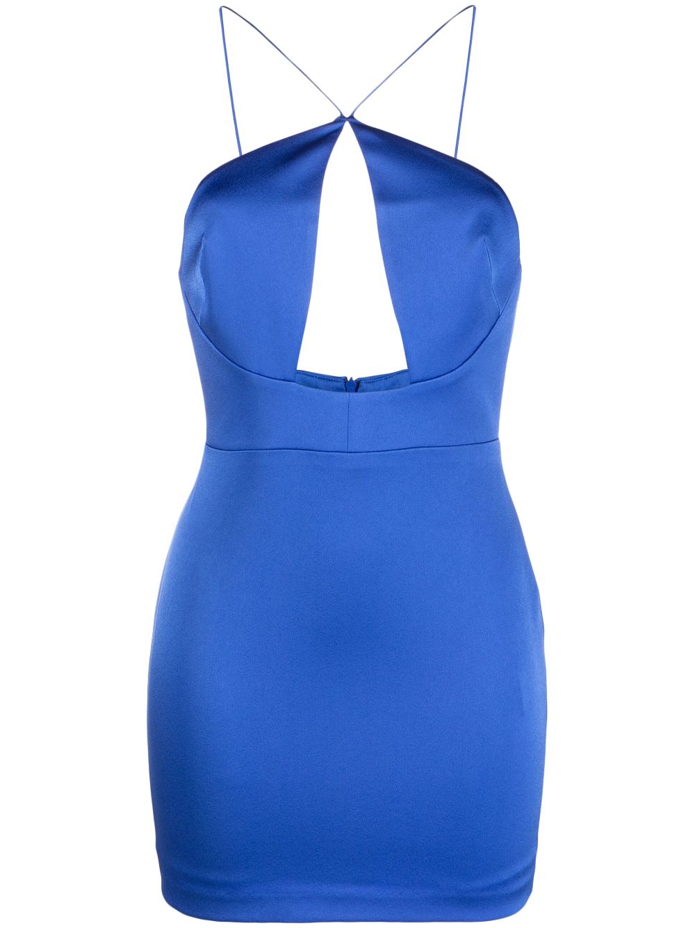 Alex Perry Turner cut-out halterneck minidress - Blue von Alex Perry