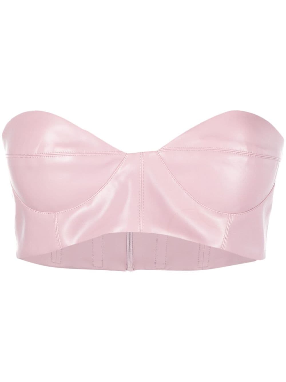 Alex Perry bustier-neckline cropped top - Pink von Alex Perry