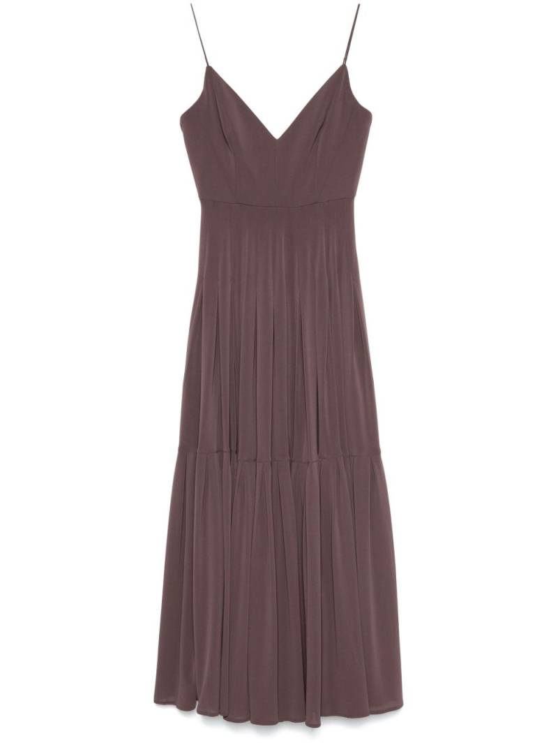 Alex Perry crepe midi dress - Brown von Alex Perry