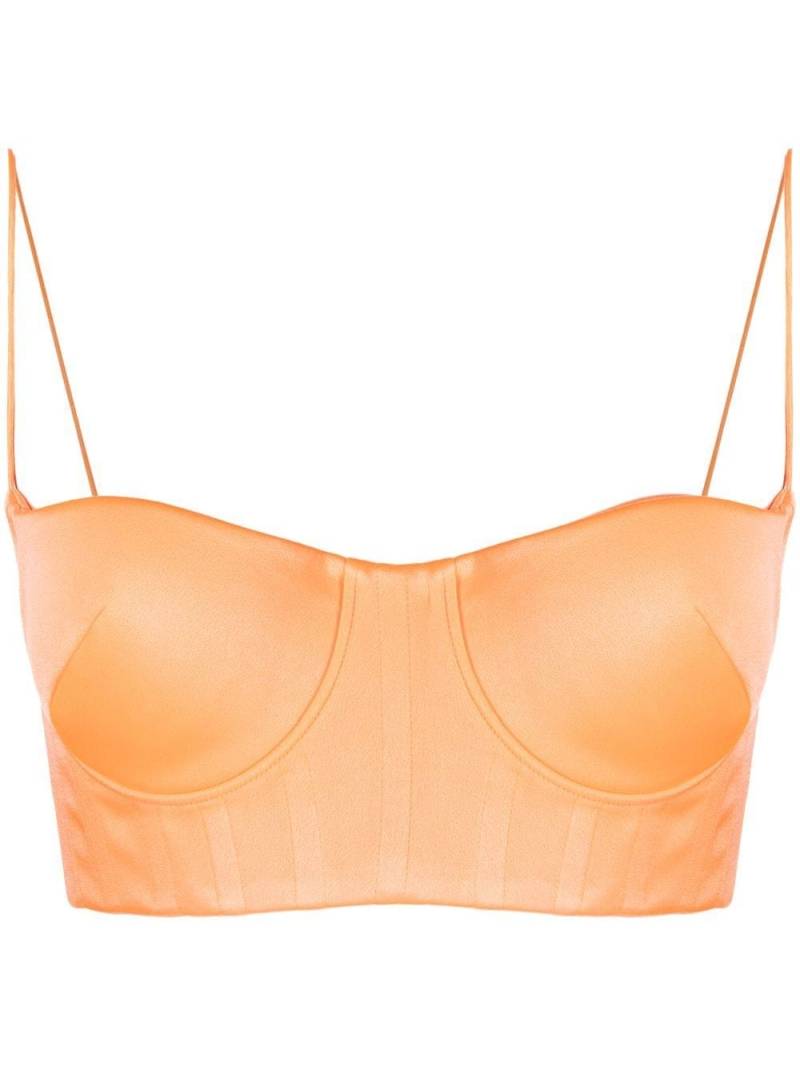 Alex Perry cropped bustier top - Pink von Alex Perry