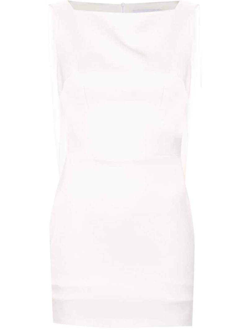 Alex Perry draped satin mini dress - White von Alex Perry