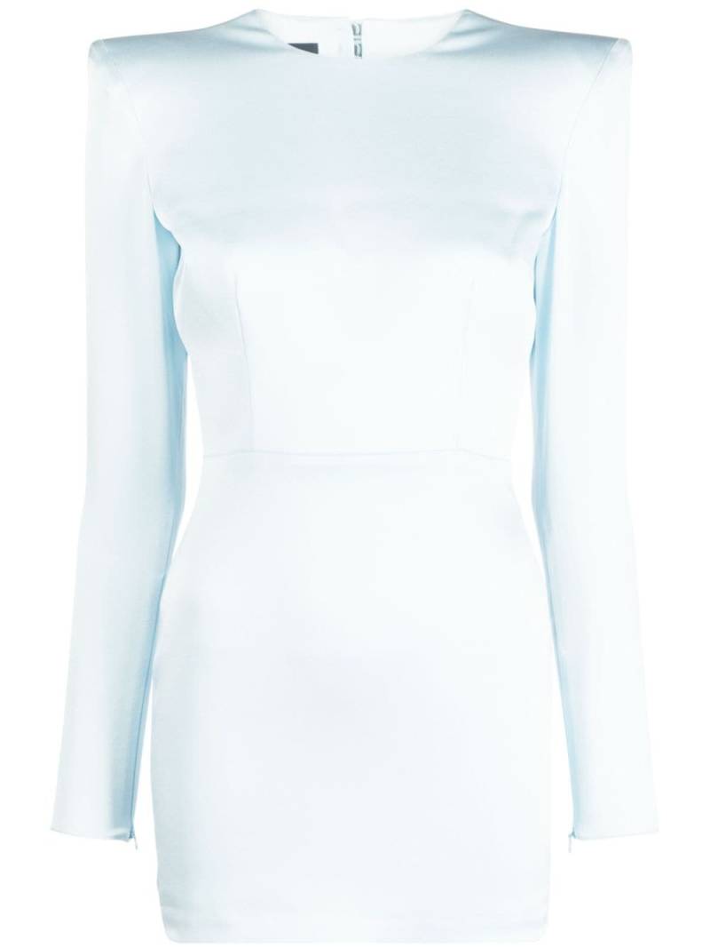 Alex Perry Aster cut-out satin minidress - Blue von Alex Perry